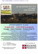 Appuntamento del 18 aprile 2026